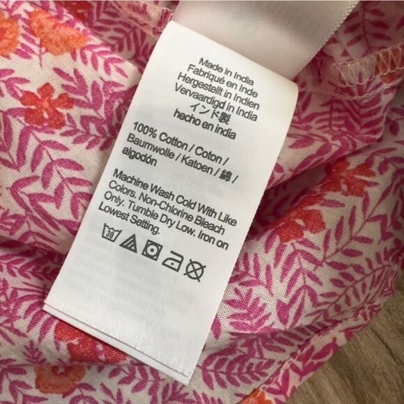 J. Crew Size XS Floral Printed Puff Sleeve Pintuck Top Style AZ099 - Picture 15 of 15